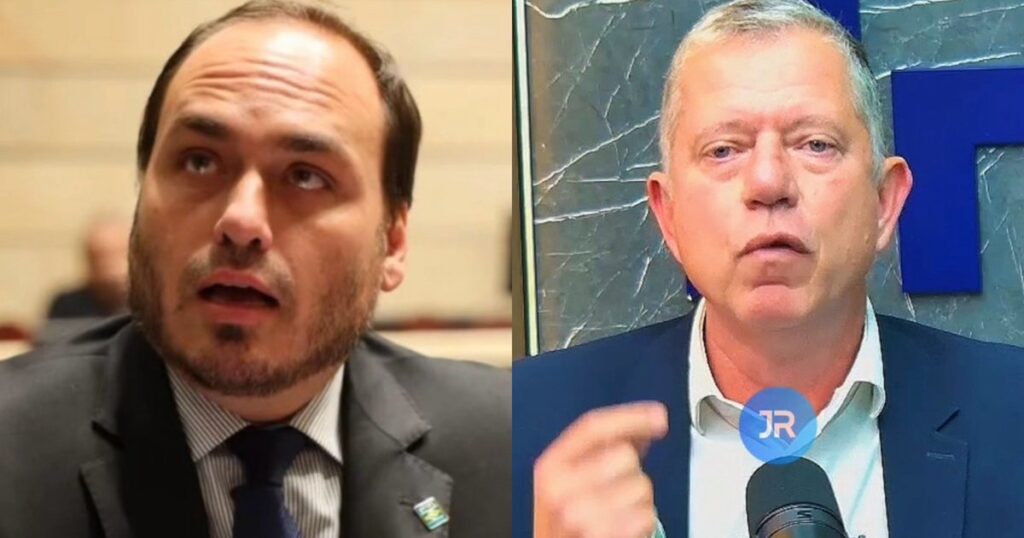 Em SC, Flávio Bolsonaro diz que Lula não tem “condições psiquiátricas” e é “perigo para o Brasil”