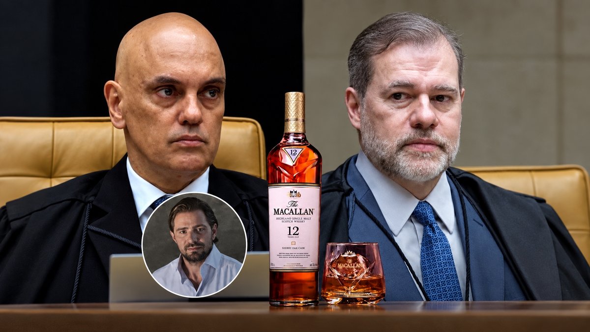 Toffoli joga em Moraes o convite para a degustação de Macallan com Vorcaro em Londres